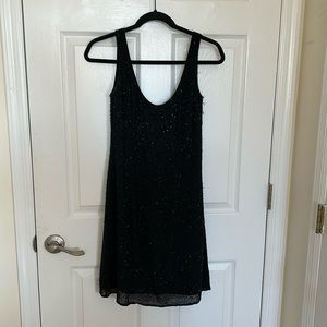 Beaded silk vintage dress